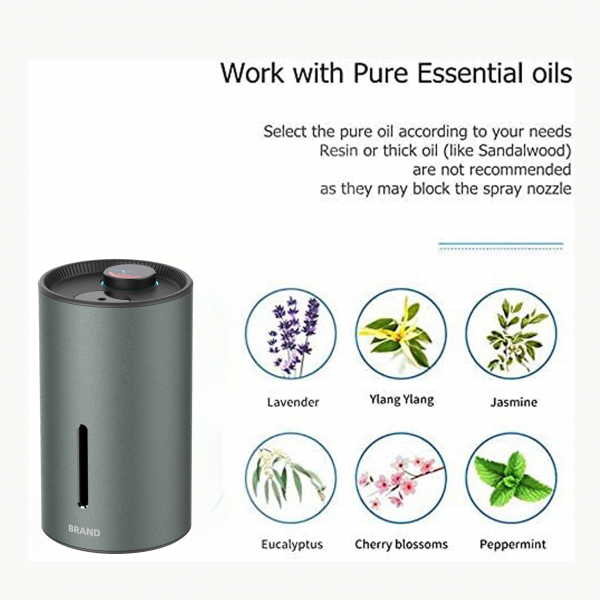 Waterless Essential Fragrance Oil Car Perfume Air Diffuser